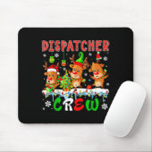 Dispatcher Crew Three Cute Santa Elf Reindeers Xma Muismat (Met muis)