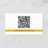 Dispatcher Custom Emergency Services 911 QR-code Visitekaartje (Achterkant)