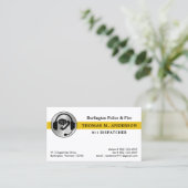 Dispatcher Custom Emergency Services 911 QR-code Visitekaartje (Staand voorkant)
