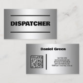 Dispatcher Custom QR-Visitekaartje Visitekaartje (Voorkant / Achterkant)