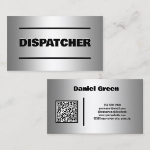 Dispatcher Custom QR-Visitekaartje Visitekaartje