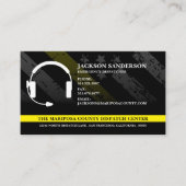 Dispatcher Emergency Services Employee Logo Visitekaartje (Voorkant)