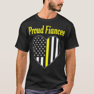 Dispatcher Financiën Trots verloofde verzending ha T-shirt