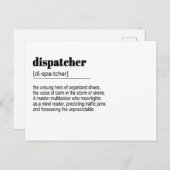 Dispatcher Gift, Politie Briefkaart (Voorkant / Achterkant)