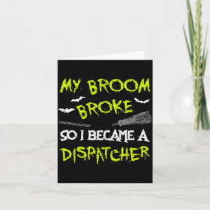 Dispatcher Halloween Kostuum Shirt Grappig Easy La Kaart