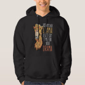 Dispatcher Llama Dispatch Operator First Responder Hoodie (Voorkant)