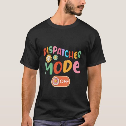 Dispatcher Mode Off Costume Summer Vacation  Flowe T-shirt (Voorkant)