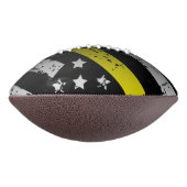 Dispatcher Pensioen Jubileum Gele Lijn Vlag American Football (Gedraaid 90)