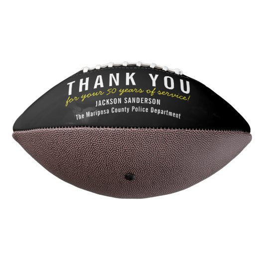 Dispatcher Pensioen Jubileum Gele Lijn Vlag American Football (Gedraaid 270)