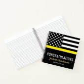 Dispatcher Pensioen Partij Dunne Gele Lijn Notitieboek (Binnen)