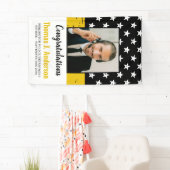 Dispatcher Thin Gold Line Aangepaste foto-ontvangs Spandoek (Insitu)