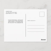 Dispatcher Thin Gold Line American Flag Retirement Briefkaart (Achterkant)