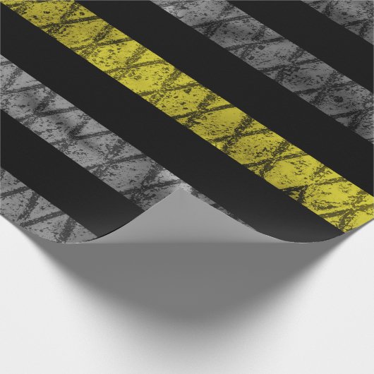 Dispatcher Thin Yellow Line Flag Cadeaupapier (Hoek)