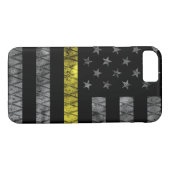 Dispatcher Thin Yellow Line Flag Case-Mate iPhone Case (Achterkant (Horizontaal))