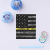 Dispatcher Thin Yellow Line Flag Flyer (Enkel)