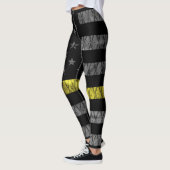 Dispatcher Thin Yellow Line Flag Leggings (Links)
