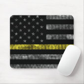 Dispatcher Thin Yellow Line Flag Muismat (Met muis)