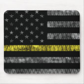 Dispatcher Thin Yellow Line Flag Muismat (Voorkant)