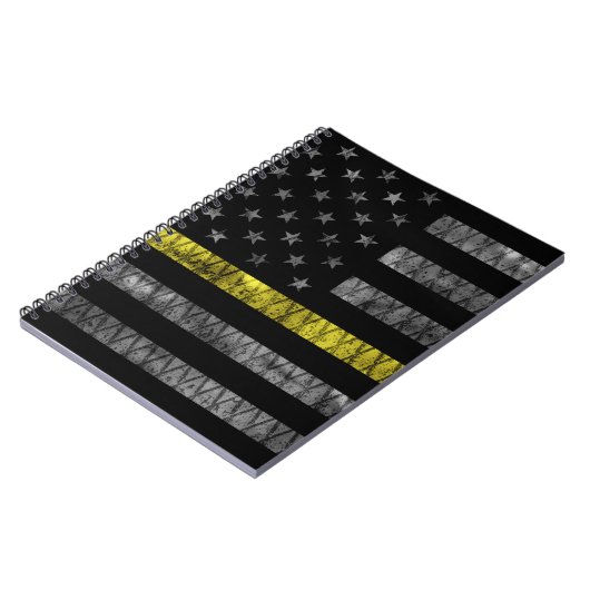 Dispatcher Thin Yellow Line Flag Notitieboek (Linkerzijde)