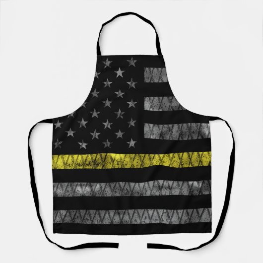 Dispatcher Thin Yellow Line Flag Schort (Voorkant)