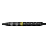 Dispatcher Thin Yellow Line Flag Zwarte Inkt Pen (Voorkant)
