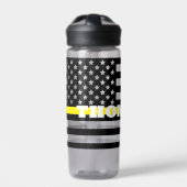 Dispatcher Thin Yellow Line Water Flacon Waterfles (Voorkant)