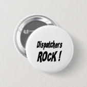 Dispatchers Rock! Knoop Ronde Button 5,7 Cm (Voorkant /achterkant)