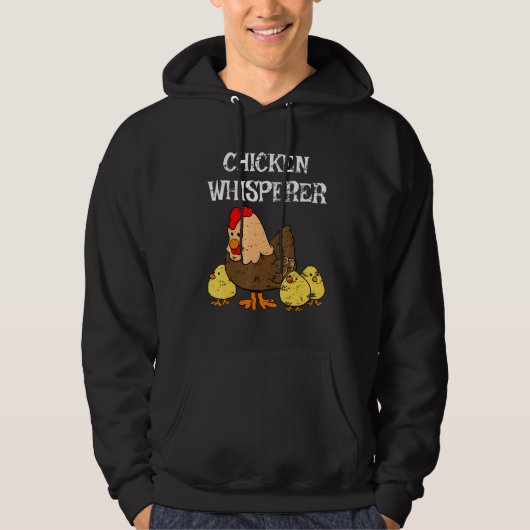 Dispergeer whisky Whisperer Chicken Lover Farming Hoodie (Voorkant)