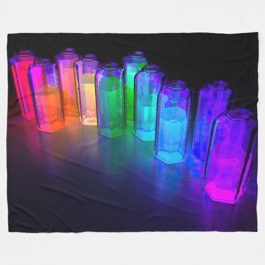 Dispersion Fleece Blanket Deken (Voorkant (Horizontaal))