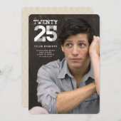 Display Afstuderen 2025 Fotoaankondiging Kaart (Voorkant / Achterkant)