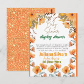 display baby shower Briefkaart (Voorkant / Achterkant)