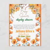 display baby shower Briefkaart (Voorkant)