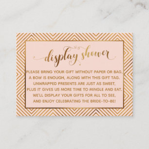 Display Bruiloft Hartjes Gouden Script Cadeaubijsl Informatiekaartje