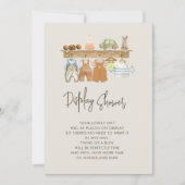 Display Douche Boho kinderkamer Gift Label Behuizi Kaart (Voorkant)