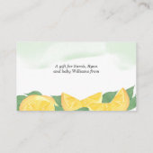 Display Douche Geen Wrap Gedicht Citrus Citrus Cit Informatiekaartje (Achterkant)