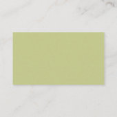 Display Douche Groen Matcha Latte Bruiloft Informatiekaartje (Achterkant)