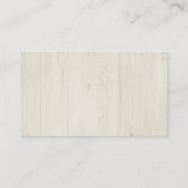 Display Douche Insert voor Uitnodiging - Rustiek Informatiekaartje (Achterkant)