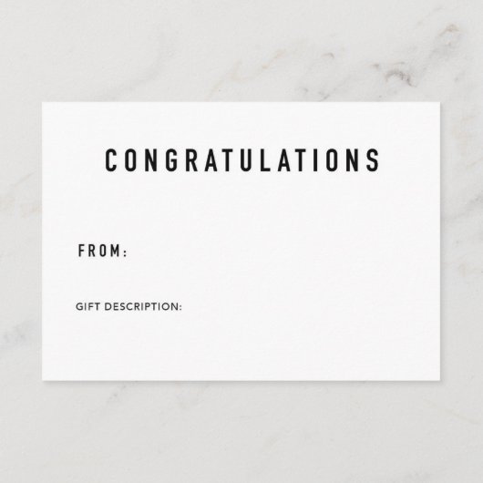 Display Douche Inzetstuk & Gift Label | Middelgroo Informatiekaartje (Achterkant)