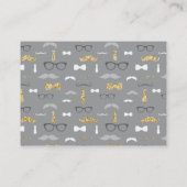 Display Douche Kaart, klein Man, Bow Stropdas Informatiekaartje (Achterkant)