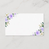 Display Douche Kaart Lavendel Honing Bee Baby show (Achterkant)