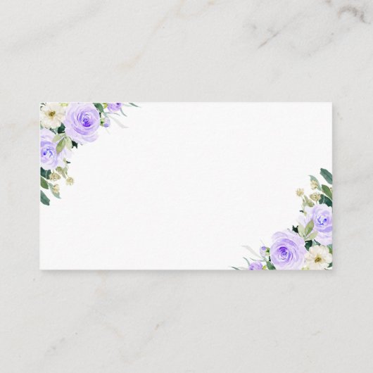 Display Douche Kaart Lavendel Honing Bee Baby show (Achterkant)