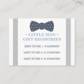 Display Douche Kaart, Registry Kaart, Little Man Informatiekaartje (Achterkant)