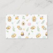 Display Douche Schattige Bijen Gender Neutraal Bab Informatiekaartje (Achterkant)