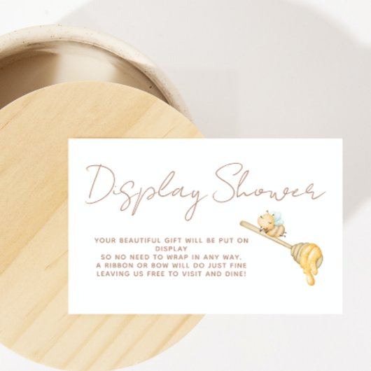 Display Douche Schattige Bijen Gender Neutraal Bab Informatiekaartje