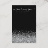 Display Earring Black Color Visitekaartje (Voorkant)