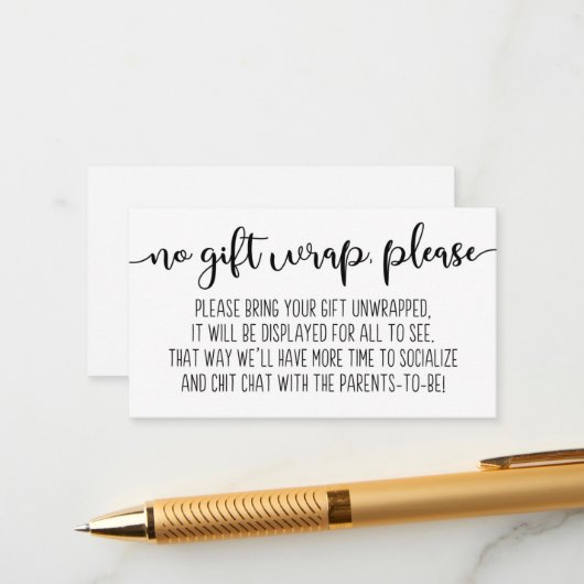 Display Shower-behuizingskaart Informatiekaartje (Voorkant / Achterkant in situ)