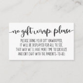 Display Shower-behuizingskaart Informatiekaartje (Voorkant)