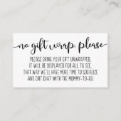 Display Shower-behuizingskaart Informatiekaartje (Voorkant)