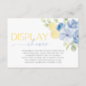 Display Shower Card Main Squeeze Bridal Shower Bedankkaart (Voorkant)