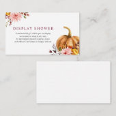 Display Shower-insteekkaart Informatiekaartje (Voorkant / Achterkant)